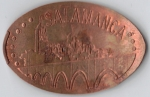 monedas del Mundo : Europa : Espa�a :  Salamanca Puente y silueta ciudad
