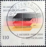 Stamps Germany -  Scott#2102 , intercambio 0,70 usd. , 110 cents. , 2000