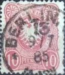 Sellos de Europa - Alemania -  Scott#39 , intercambio 0,75 usd. , 10 cents. , 1880