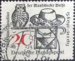 Stamps Germany -  Scott#917 , intercambio 0,20  usd. , 20 cents. , 1965