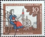 Stamps Germany -  Scott#B426 , intercambio 0,25  usd. , 10+5 cents. , 1967