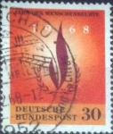 Sellos de Europa - Alemania -  Scott#992 , intercambio 0,20  usd. , 30 cents. , 1968