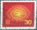 Stamps Germany -  Scott#1004 , intercambio 0,20  usd. , 30 cents. , 1969