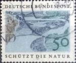 Sellos de Europa - Alemania -  Scott#1003 , intercambio 0,40  usd. , 50 cents. , 1969