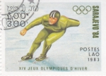 Stamps Laos -  OLIMPIADA SARAJEVO´84