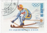 Stamps Laos -  OLIMPIADA SARAJEVO´84