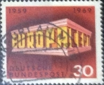 Stamps Germany -  Scott#997 , intercambio 0,20 usd. , 30 cents. , 1969