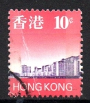 Stamps Hong Kong -  VISTA  PANORÁMICA  DEL  HORIZONTE  DE  HONG-CONG