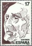 Stamps : Europe : Spain :  2855 - Personajes - José Martínez Ruiz "Azorín" (1873-1967)