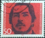 Stamps Germany -  Scott#1051 , intercambio 0,50 usd. , 50 cents. , 1970