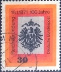 Stamps Germany -  Scott#1052 , intercambio 0,20 usd. , 30 cents. , 1971