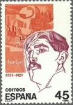 Stamps : Europe : Spain :  2856 - Personajes - Juan Gris (1887-1927)