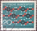 Stamps Germany -  Scott#1054 , intercambio 0,20 usd. , 20 cents. , 1971