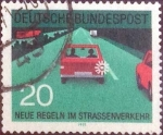 Stamps Germany -  Scott#1061 , intercambio 0,20 usd. , 20 cents. , 1971