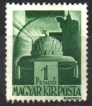Stamps Hungary -  CORONA  DE  SAN  ESTEBAN