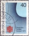 Sellos de Europa - Alemania -  Scott#1105 , intercambio 0,20 usd. , 40 cents. , 1973