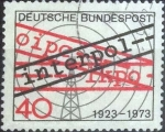 Stamps Germany -  Scott#1103 , intercambio 0,20 usd. , 40 cents. , 1973