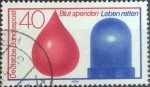 Stamps Germany -  Scott#1132 , intercambio 0,20 usd. , 40 cents. , 1974