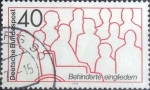 Stamps Germany -  Scott#1133 , intercambio 0,20 usd. , 40 cents. , 1974