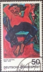 Stamps Germany -  Scott#1138 , intercambio 0,20 usd. , 50 cents. , 1974