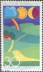 Stamps Germany -  Scott#1149 , intercambio 0,20 usd. , 30 cents. , 1974