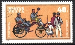 Stamps Hungary -  AUTOMÓVIL  DAIMIER  1886  