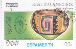 Stamps Cambodia -  ARTESANÍA