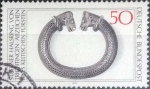 Stamps Germany -  Scott#1220 , m4b intercambio 0,30 usd. , 50 cents. , 1976