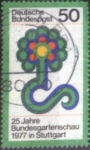 Stamps Germany -  Scott#1245 , intercambio 0,20 usd. , 50 cents. , 1977