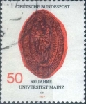 Stamps Germany -  Scott#1252 , intercambio 0,20 usd. , 50 cents. , 1977