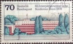 Stamps Germany -  Scott#1277 , intercambio 0,30 usd. , 70 cents. , 1978