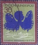 Stamps Germany -  Scott#1279 , intercambio 0,20 usd. , 30 cents. , 1978