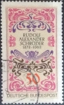Stamps Germany -  Scott#1265 , m4b intercambio 0,20 usd. , 50 cents. , 1978