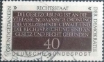 Stamps Germany -  Scott#1358 , intercambio 0,20 usd. , 40 cents. , 1981