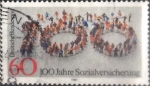 Stamps Germany -  Scott#1365 , intercambio 0,20 usd. , 60 cents. , 1981