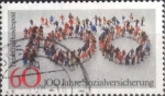 Stamps Germany -  Scott#1365 , intercambio 0,20 usd. , 60 cents. , 1981