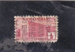 Stamps Colombia -  PALACIO DE COMUNICACIONES