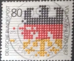 Stamps Germany -  Scott#1490 , intercambipo 0,30 usd. , 80 cents. , 1987