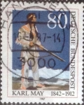 Stamps Germany -  Scott#1502 , intercambipo 0,30 usd. , 80 cents. , 1987