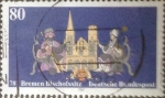 Stamps Germany -  Scott#1513 , intercambio 0,30 usd. , 80 cents. , 1987