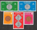 Stamps United Kingdom -  199-203 - Numismática