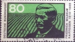 Stamps Germany -  Scott#1550 , intercambio 0,30 usd. , 80 cents. , 1988