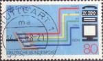 Stamps Germany -  Scott#1553 , intercambio 0,35 usd. , 80 cents. , 1988