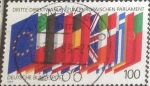 Sellos de Europa - Alemania -  Scott#1572 , intercambio 0,80 usd. , 100 cents. , 1989