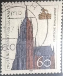 Stamps Germany -  Scott#1586 , intercambio 0,30 usd. , 60 cents. , 1989