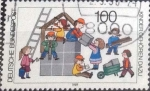 Stamps Germany -  Scott#1587 , intercambio 0,45 usd. , 100 cents. , 1989