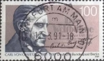 Sellos de Europa - Alemania -  Scott#9N580 , intercambio 1,50 usd. , 100 cents. , 1989