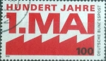 Stamps Germany -  Scott#1599 , intercambio 0,45 usd. , 100 cents. , 1990