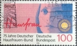 Stamps Germany -  Scott#1600 , intercambio 0,45 usd. , 100 cents. , 1990