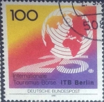 Stamps Germany -  Scott#1625 , intercambio 0,40 usd. , 100 cents. , 1991